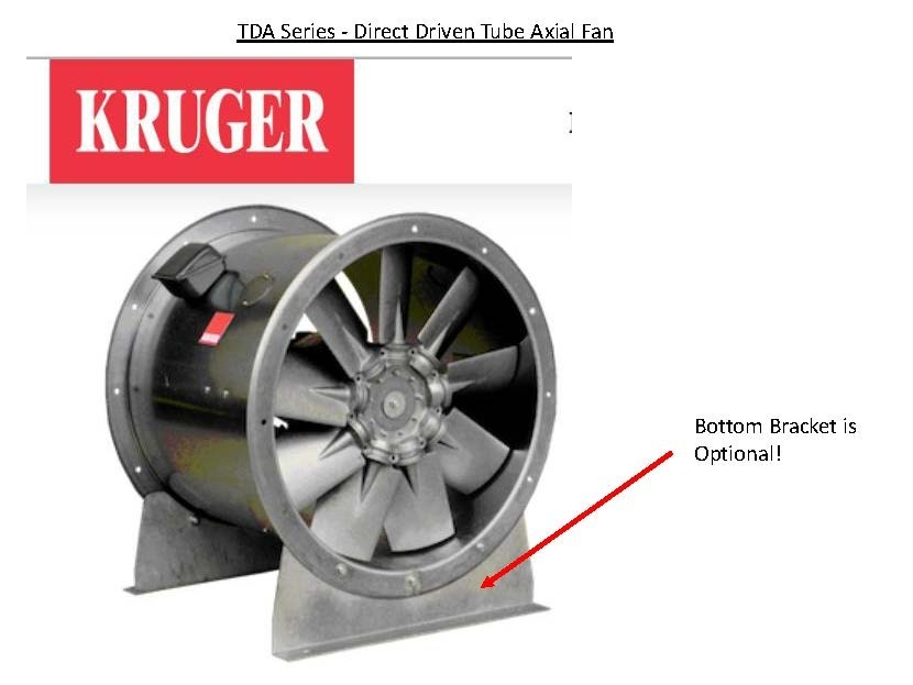Kruger TDA Series - Direct Driven Tube Axial Fan