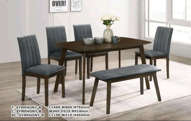 6 Chair Dining Table  - Symphony-A