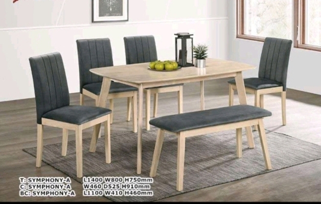 6 Chair Dining Table  - Symphony-A 