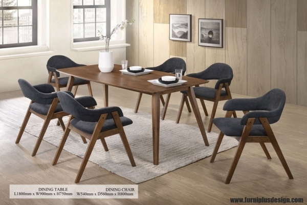 Furniplus Wooden Dining Set -18