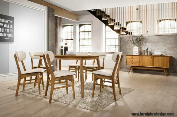 Furniplus Wooden Dining Set -35