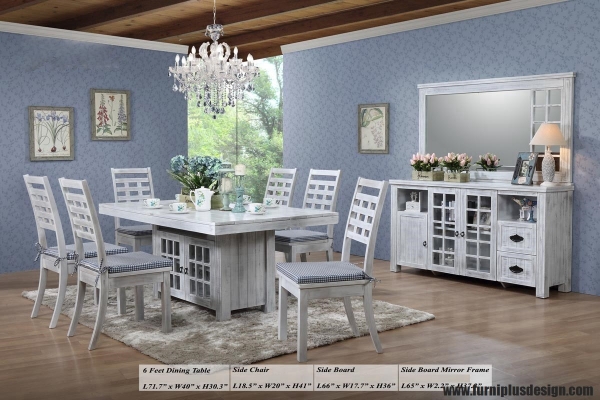 Furniplus Wooden Dining Set -14