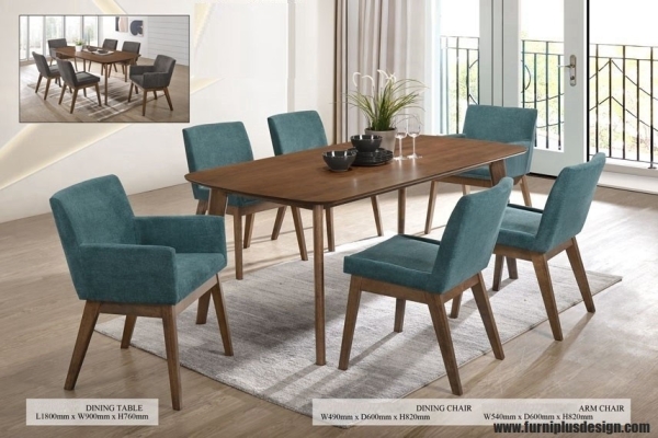 Furniplus Wooden Dining Set -11