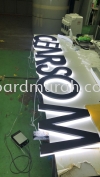 3D BOXUP BACKLIT LETTERING SUPPLIER AT KUALA LUMPUR (KL), MALAYSIA 3D ALUMINIUM FRONT & BACK LIT