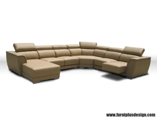 Furniplus Leather Sofa -12