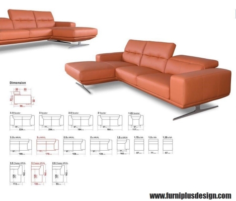 Furniplus Leather Sofa -23