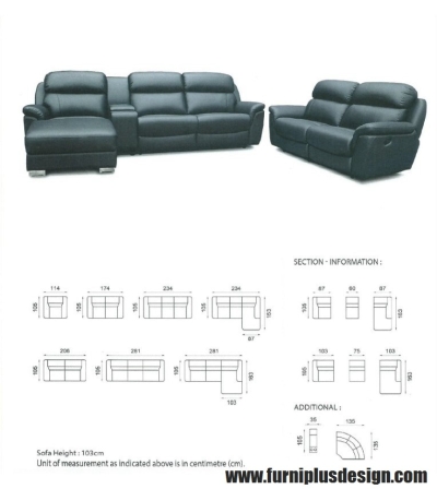 Furniplus Leather Sofa -10