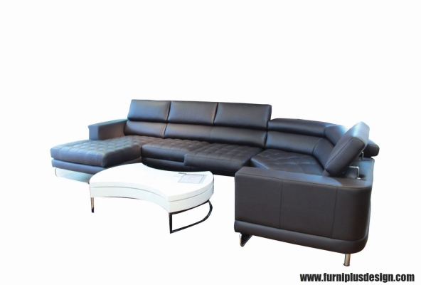 Furniplus Leather Sofa -11