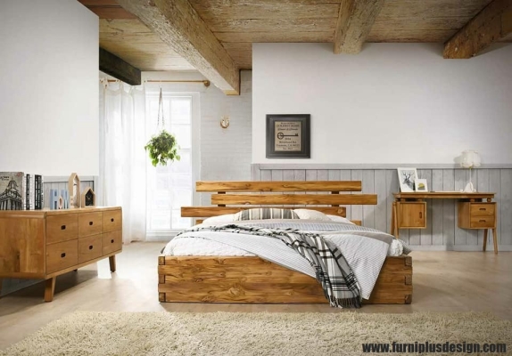 Furniplus Katil Kayu -01