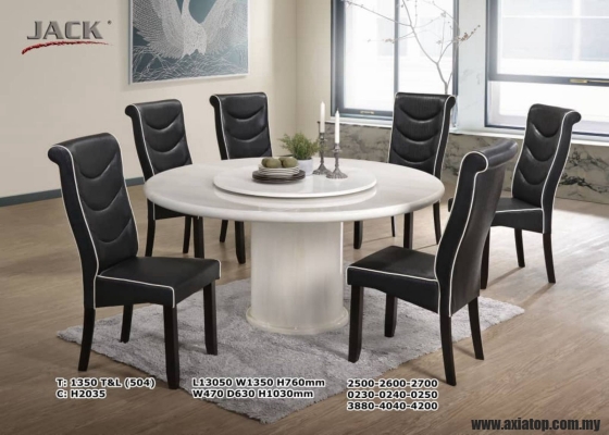 Marble Dining - 1350 T&L (504) + H2035