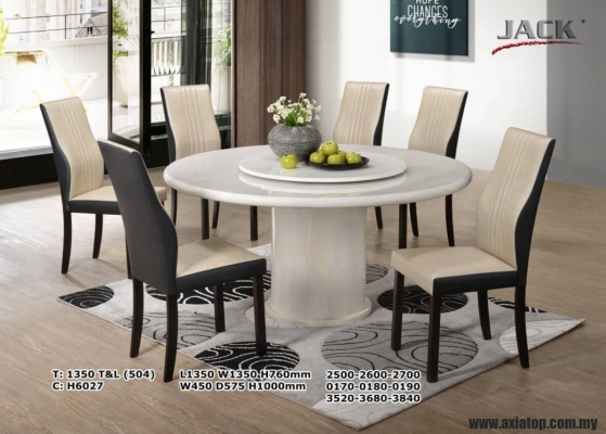 Marble Dining - 1350 + T&L (504) + H6027