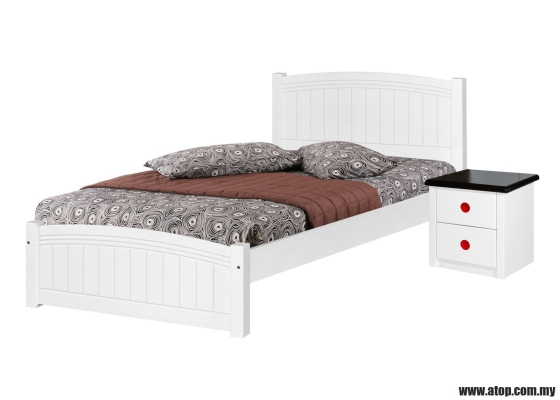 CS 1204 (WH) 3 ft Bed Frame