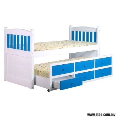 Atop ATN 205B Single Bed Frame W Pull Out cum Drawer