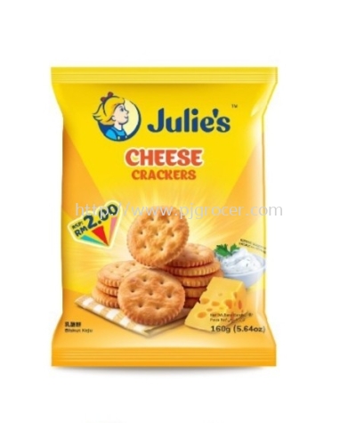 JULIE'S CHEESE CRACKER 160GM