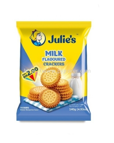 JULIE'S MILK FLAVOURED CRACKERS 140GM