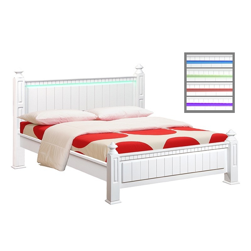 Atop ATN 9561WH Bed Frame Queen Size Bed Frame Bed & Bedframe Choose Sample / Pattern Chart