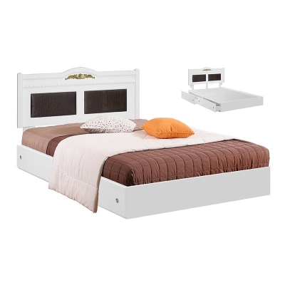 Atop ATN 8616WH King Size Bed Frame