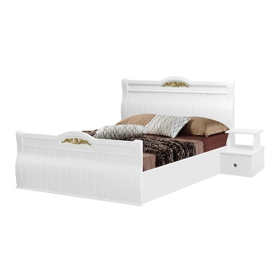 Atop ATN 8623WH King Size Bed Frame