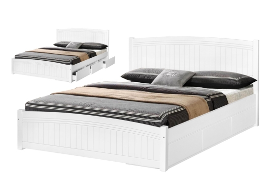 CS 1604 (WH) 6 ft Bed Frame