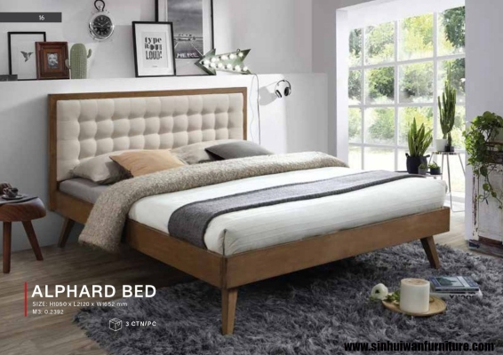 Wooden Bed - Alphard