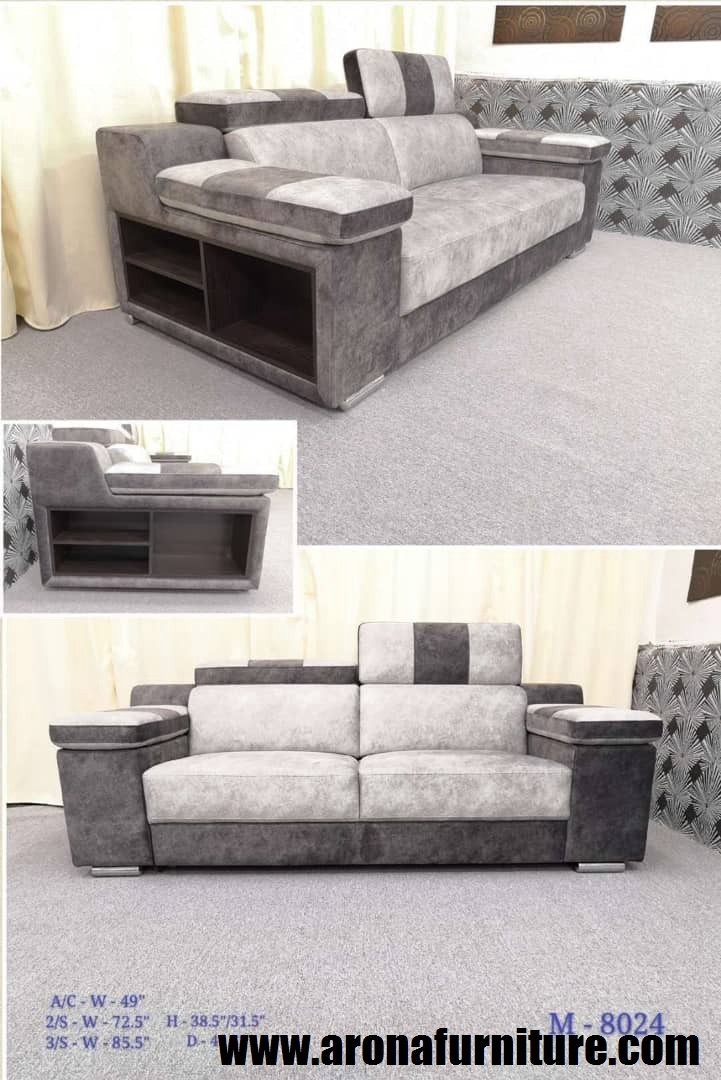 M-8024 Sofa Fabrik 3 Dudukan Perabot Sofa Carta Pilihan Warna Corak