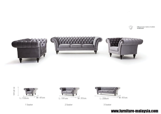 EM ESTGA313 (1+2+3) Sofa Set