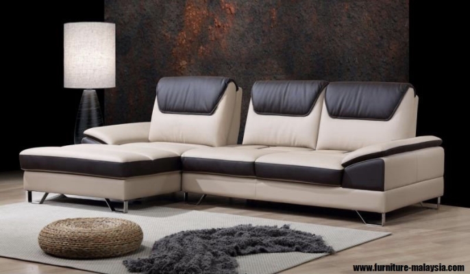 3079L Connect H-Leather L-Shape Sofa