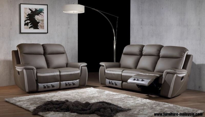 ɳ ͺ : 3086 Mobenia Recliner H-Leather (3+2) Sofa Set