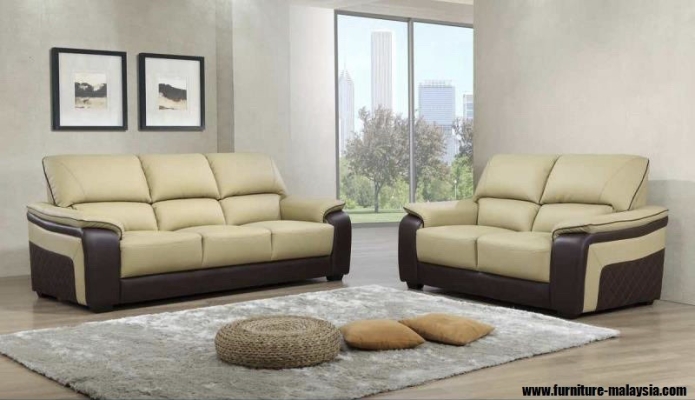 ɳ ͺ : 3080 Skyline H-Leather (3+2) Sofa Set