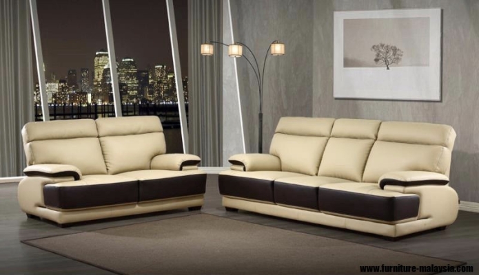 Sofa Model : 3020 Jazzy (3+2) H-Leather Sofa Set