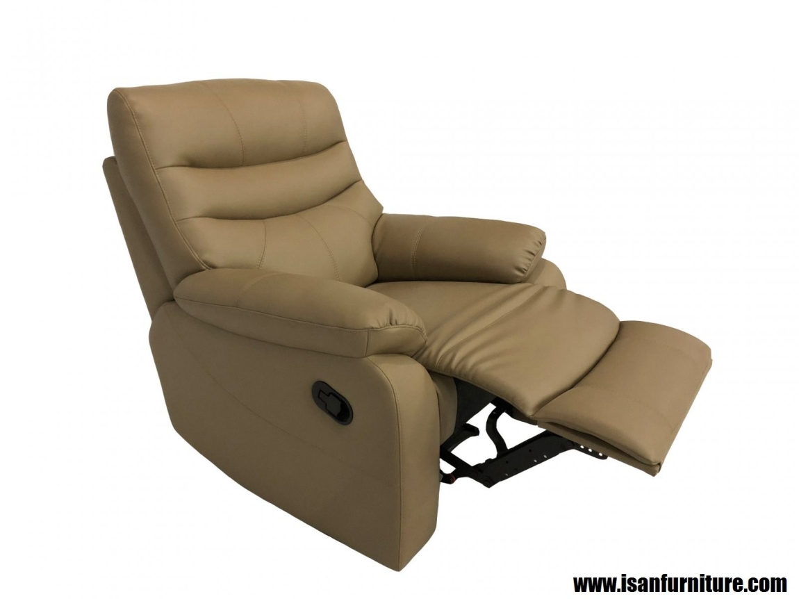 Recliner Sofa - IS-R-017 1 Seater Recliner Sofa Sofa Furniture Choose Sample / Pattern Chart