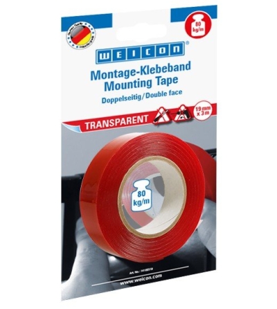 WEICON MOUNTING TAPE TRANSPARENT