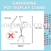 WT - 10 Round Pot Display Stand (6" Pot) Gardening / Agriculture 