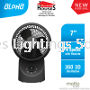 ALPHA Motto - DT360 G2 Desk Fan 7 Inch with 3 Blades (4 Speed Remote) - BK ALPHA Table Fan Table Fan