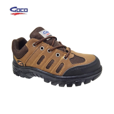 MEN LACE UP MESH SAFETY SHOE (GC QS75-BN) (LA.X)