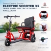 Fresco Electric Scooter X5 | Three Wheel Electric Scooter / Wheelchair Scooter Electric Scooter Bike - Fresco Bike