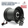 Harley Electric Scooter Rim With Motor 1000w 60v Spare Part Electric Scooter Bike - Fresco Bike