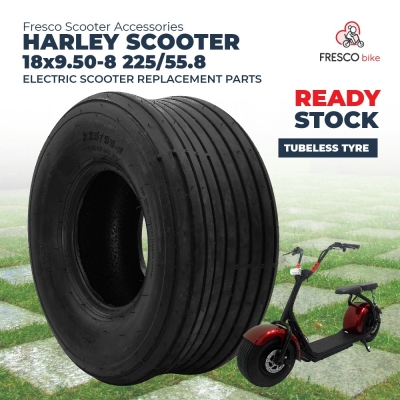 Harley (Tubeless Tyre) 18x9.50-8 225/55.8 Electric Scooter