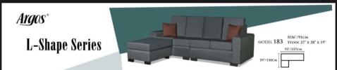 YUCCA-183 LSHAPE Sofa