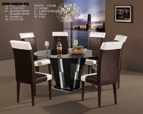 6 Chair Dining Table  - SL-1171DT + SL-9530DC
