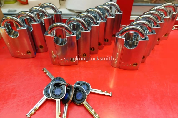 Deco 50mm padlock master key system