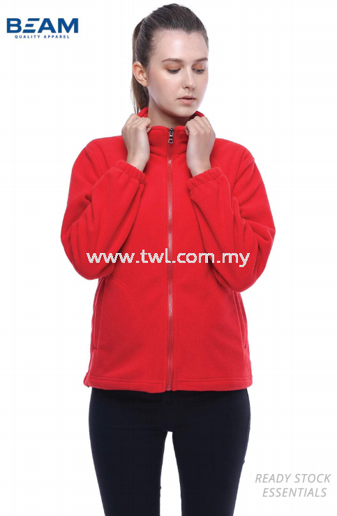 BEAM COLLAR FLEECE ZIP UP JACKET (FEMALE)【OWC55】