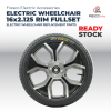 Fresco Electric Eheelchair Lightweight Aluminum Alloy Hub TYRE RIM FULLSET 16x2.125 Spare Part Wheelchair - Fresco Bike