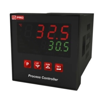 798-3466 - RS PRO 1/8 DIN Rail PID Temperature Controller, 72 x 72mm, 3 Output Relay, SSR