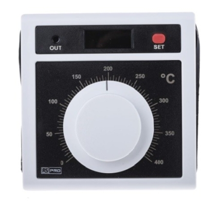 124-1044 -  RS PRO Panel Mount On/Off Temperature Controller, 96 x 96mm, 1 Output Relay