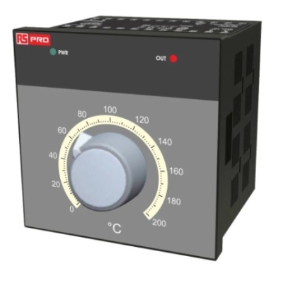 222-8117 - RS PRO DIN Rail On/Off Temperature Controller, 72 x 72mm 1 Input, 1 Output Relay