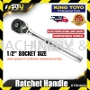 KING TOYO KTRH4024 / KTRH-4024 1/2" Light Duty Ratchet Handle with Quick Release Button Ratcheting Wrench / Torque Wrench / Wrench Hand Tool