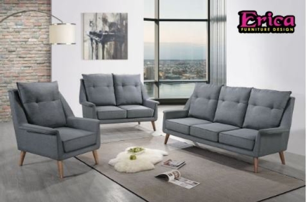 ERICA Set Sofa Fabrik (1+2+3) 