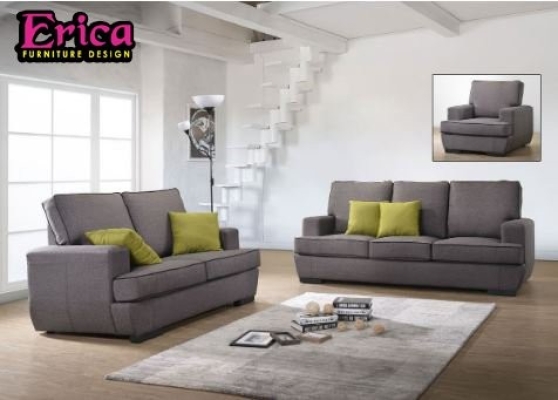 Fabric Sofa Set - (1+2+3)