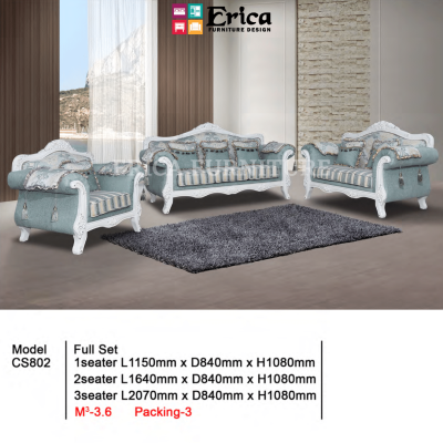 Classic Fabric Sofa Set